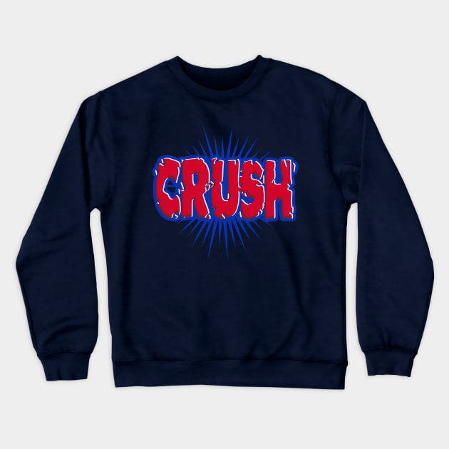 Crush Sports Logo Crewneck Sweatshirt by DavesTees